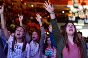 Each year, worship is among the highlights of the Youth Evangelism Celebration.