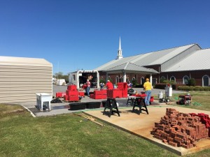 First Baptist Church Sterlington has given way to units from Oklahoma Baptist Relief and can return to just ministry, after serving 12 days for relief operations. Photo by Ben Hackler