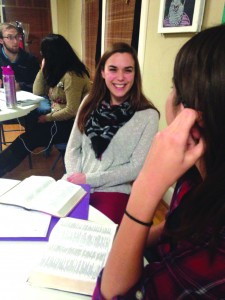 Discipleship is a key aspect of the Christian walk at Baptist Collegiate Ministries throughout the state. Students at Tulane University’s BCM enjoy a time of one-on-one fellowship and discipleship in early December.