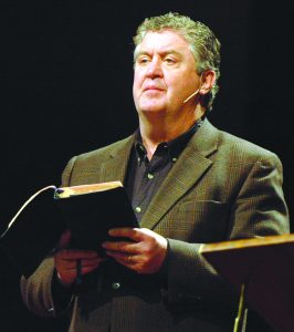 Steve Gaines delivers his message during the 2016 State Evangelism Conference at First Baptist Church Lafayette.