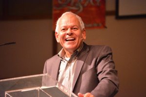 Johnny Hunt encourages pastors to lead courageously during the 2016 Louisiana Baptist Pastors' Conference. Hunt is pastor of First Baptist Church in Woodstock, Ga.