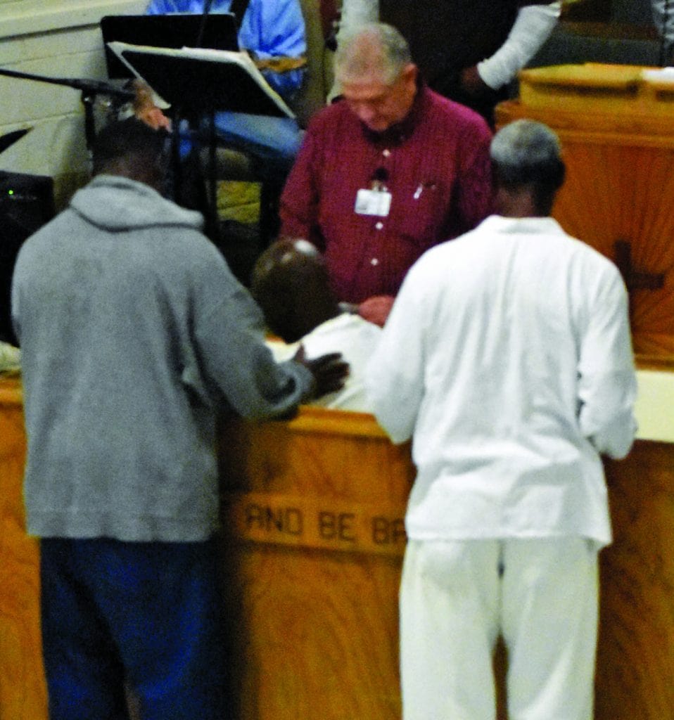 Chaplain in ‘tall cotton’ with jail ministry harvest Baptist Message