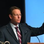 Family Research Council President Tony Perkins speaks to the crowd at the Louisiana Governor's Prayer Breakfast.