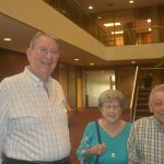Don Mabry, former Louisiana Baptist Convention missions and ministry director, Glenda Woerner and Elie Woerner, former LBC staff member.