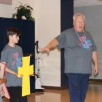 David Anderson, children’s ministry strategist for Louisiana Baptists, presents the plan of salvation.