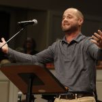 Tracy Graham of Norris Ferry Community Church says a prayer Seeking the Glory of God during the Call to Prayer IV at Broadmoor Baptist Church in Shreveport.