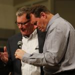 Kenny Joyner, Willow Point, gives a prayer asking for strong and faithful pulpits during the Call to Prayer IV at Broadmoor Baptist Church in Shreveport.
