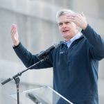 U.S. Sen. Bill Cassidy thanks Louisiana Life March South participants for their role in the pro-life movement.