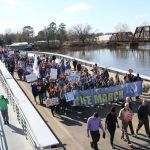 More than 3,500 people participated in the first-ever Louisiana Life March Northeast. Louisiana Right to Life photo