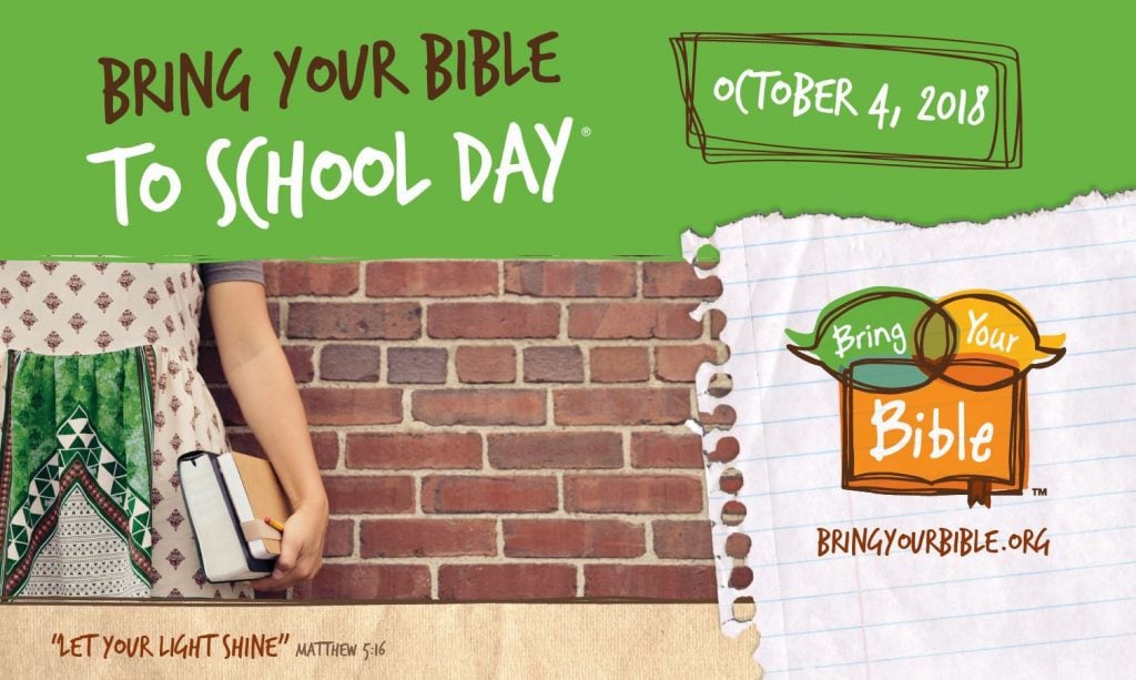 Students urged to take Bibles to school Oct. 4 - Baptist Message