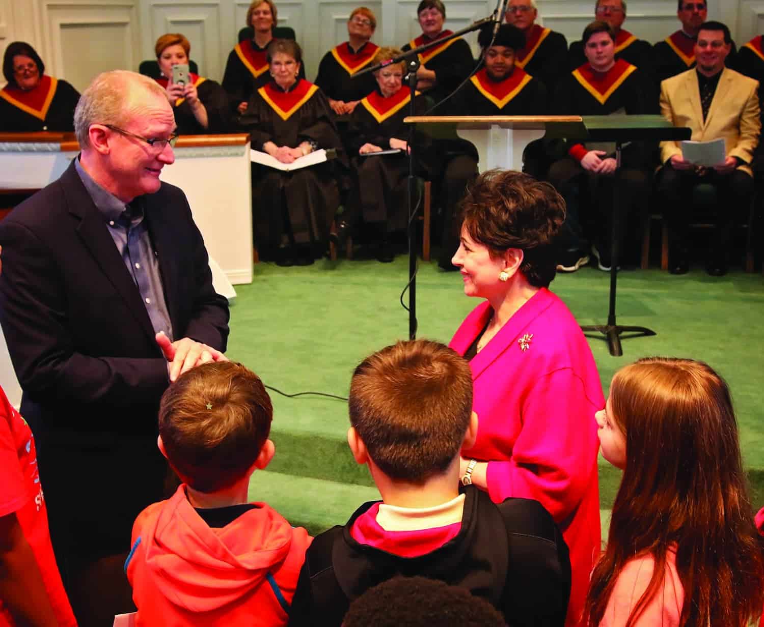 Saints Owner Mrs. Gayle Benson Visits Lafayette - 'The Gift'