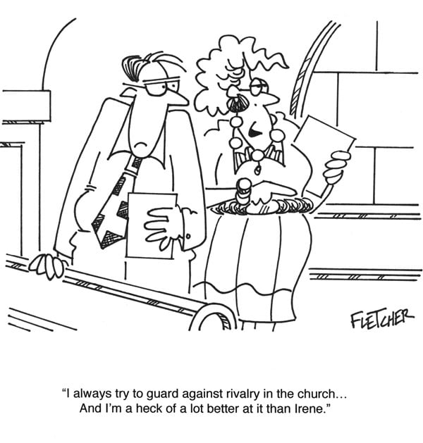 On guard (Cartoon: Fletch) - Baptist Message
