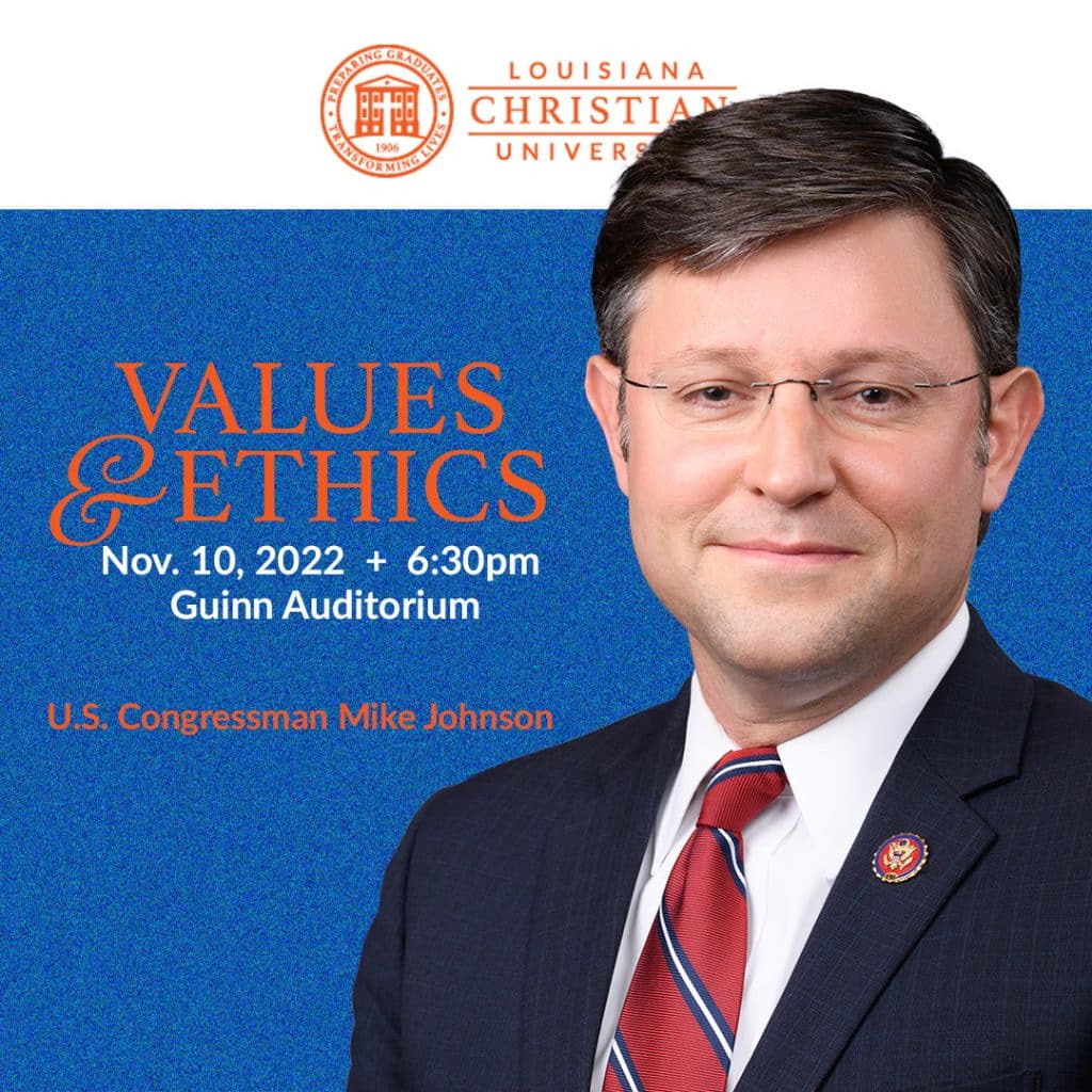 congressman-johnson-to-headline-lcu-values-and-ethics-series-baptist