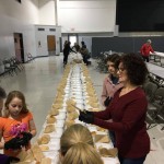 Members of First Baptist Church in Haughton prepared meals for residents impacted by a powerful storm that caused damage in the community Jan. 11, 2020.