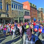 More than 2,500 people filled the streets of downtown Shreveport during the Louisiana Life March Northwest Jan. 19, 2020. Brian Blackwell photo