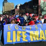 The streets of Shreveport were filled with pro-life supporters Jan. 19 for the Louisiana Life March Northwest. Brian Blackwell photo