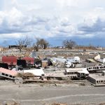 Debris covered where homes once stood near the Cameron-Holly Beach area. Norm Miller photo/Taken Sept. 12.